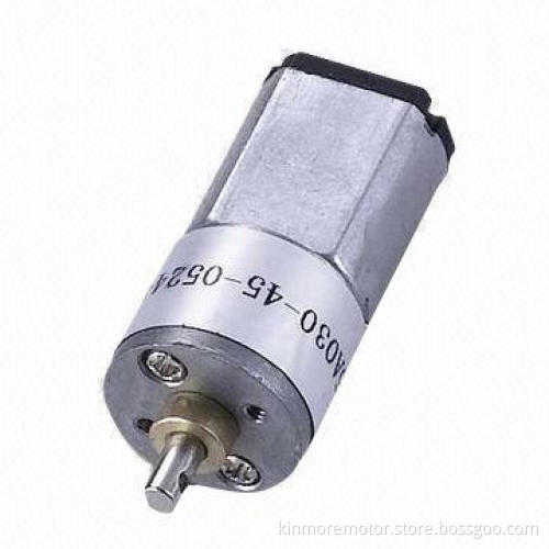 16mm/6V DC Geared Motor for Electric Locks/Robots, with Ø3mm Inline Shaft